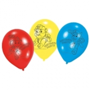 6 Ballons Gonflables - Pat Patrouille 3.29&nbsp;&euro;