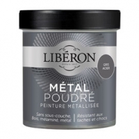 Castorama Liberon Peinture métall. bois int. Métal Poudré gris acier mat 0,5L