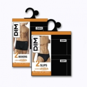 Aldi Dim® Lot de 2 boxers ou slips