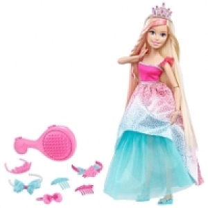 Poup&eacute;e Barbie - Grande Princesse &agrave; coiffer 43cm - Blonde DKR 09