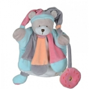 Doudou et Compagnie - Doudou Marionnette Ours p&ecirc;che Menthe