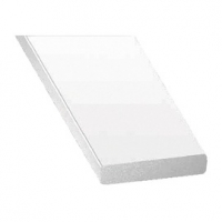 Castorama Cqfd Plat PVC blanc 30 x 5 mm, 2 m