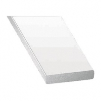 Castorama Cqfd Plat PVC blanc 25 x 5 mm, 2 m