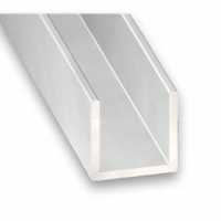 Castorama Cqfd U aluminium anodisé 20 x 25 x 20 x 1.5 mm, 2 m