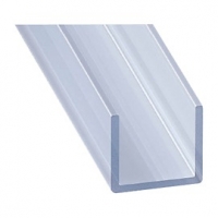 Castorama Cqfd U PVC transparent 10 x 18 x 10 mm, 2 m