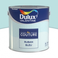 Castorama Dulux Valentine Peinture Murs et boiseries Ruban bleu Satiné 2L