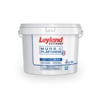 Castorama Leyland Peinture Leyland Pro murs et plafonds blanc mat 10L