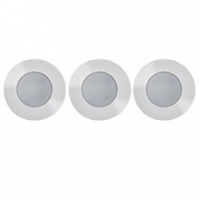 Castorama  3 spots à encastrer plastique blanc Ø 8,3 cm LED 5W