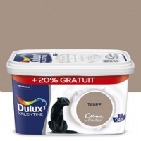 Castorama Dulux Valentine Peinture murs et boiseries Taupe satin 2,5L +20%