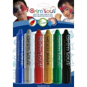 Grimtout - 6 Sticks Maquillage &Agrave; LEau - Sport