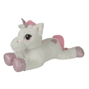 Peluche Licorne 85 cm - blanc