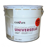 Castorama Colours Sous couche intérieure universelle blanc 10L + 20%