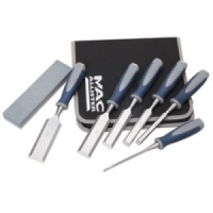 Castorama Mac Allister Lot de 6 ciseaux &agrave; bois + accessoires MAC ALLISTER