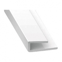 Castorama Cqfd Profilé de finition PVC blanc, 1 m