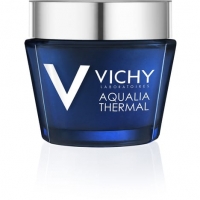 Auchan Vichy VICHY AQUALIA THERMAL Effet SPA Soin de nuit, masque ressourçant défat