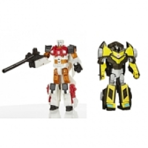 Coffret 2 robots Voyager et Hyper Changer - Silverbolt + Bumblebee (B1