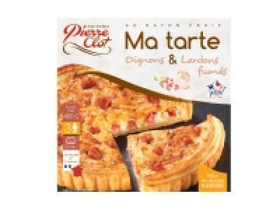 Tarte aux oignons et lardons fum&eacute;s