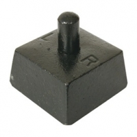 Castorama Afbat Crapaudine fonte Ø 16 mm - acier noir