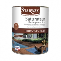 Castorama Starwax Saturateur haute protection couleur teck 2,5 L