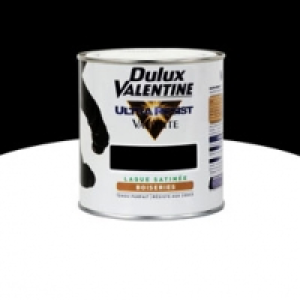Castorama Dulux Valentine Peinture glycéro boiseries Noir satin 0,125L