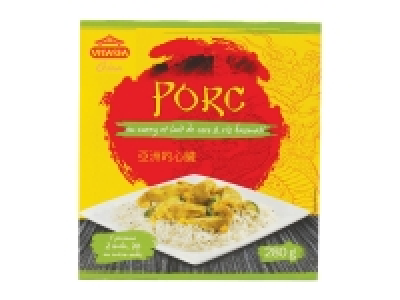 Porc curry-lait de coco et riz basmati