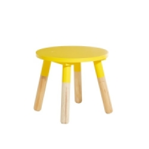 Artibul Création Oxybul Tabouret rond jaune et naturel