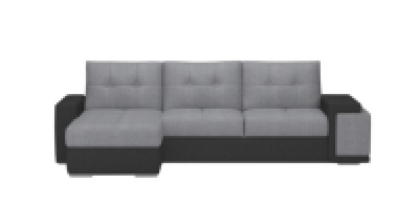 Angle convert.méridien.révers. PULSION II Tissus Anthracite/Gris clair 699.00 €