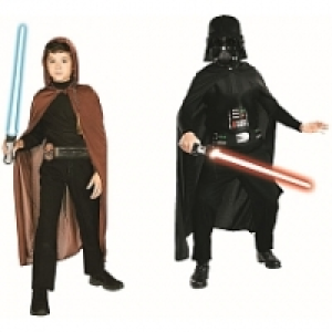Coffret déguisements Star Wars Dark Vador et Jedi