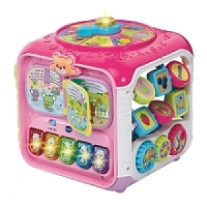 VTech Baby - Super cube des d&eacute;couvertes rose