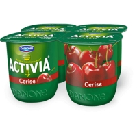 Spar Danone Activia - Bifidus fruits cerise 4x125g