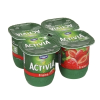 Spar Danone Activia - Bifidus fruits fraise 4x125g