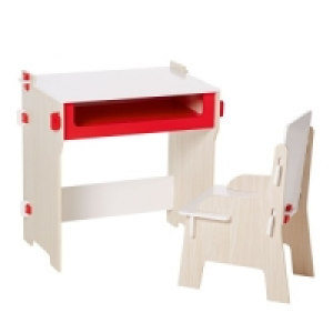 Oxybul Petit bureau décolier naturel/blanc