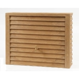 Bricomarche  Réservoir deau de pluie mural bois clair 350 L GARANTIA Woody