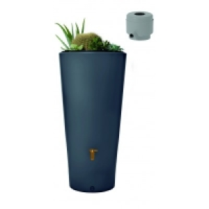 Récupérateur deau Vaso 220L gris collecteur