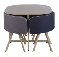 But  Table + 4 chaises MELO Bois/bleu