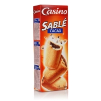 Spar Casino Sablés fourrés parfum chocolat 225g