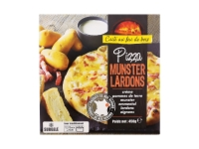 Pizza munster lardons