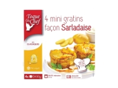 4 mini gratins façon sarladaise 2.49 €