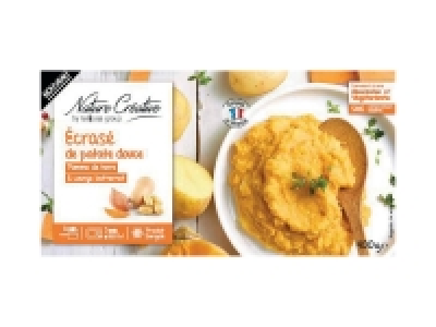 Ecrasé de patate douce, pomme de terre et courge butternut