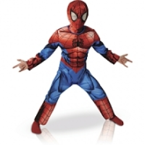 Déguisement luxe 3D Spider-Man (taille 7/8 ans)