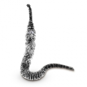 Magique twisty- chenille - z&egrave;bre noir et blanc