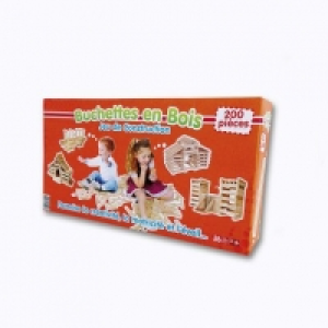 200 Bûchettes de construction en bois 9.99 €