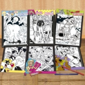 Tableau en relief velours à colorier 2.49 €