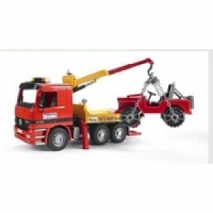 Bruder - Camion Mercedes plastique - camion d&eacute;panneuse