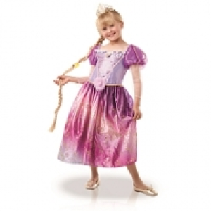 Disney Princesses - Panoplie Rainbow Raiponce + Tresse - Taille L