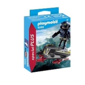 Playmobil - Nouveaut&eacute;s 2018 - Chevalier du Ciel avec planeur - 9086