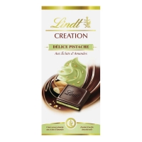 Spar Lindt Création - Tablette de chocolat - Noir - Délice pistache aux éclats d