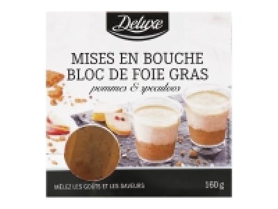 4 mises en bouche bloc de foie gras pommes-spéculoos 3.99 €