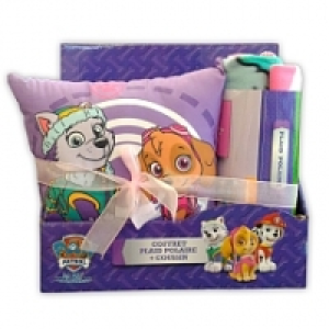 Coussin + plaid PatPatrouille rose 12.99&nbsp;&euro;