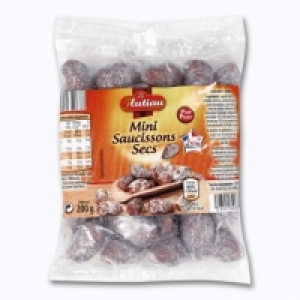 Mini saucissons secs grelots 2.29 €